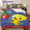 Popcorn Tweety Fun Bedding 1 Duvet Cover 2 Pillowcase Without Core Christmas Birthday Gift Bedding Set Duvet Cover And Pillowcase