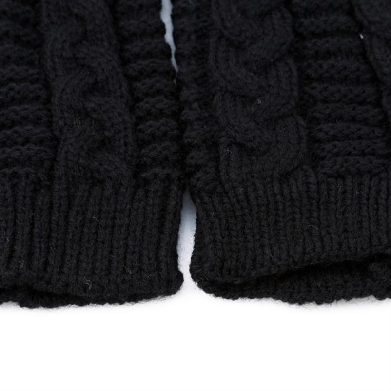 Женские осенние модные вязаные зимние перчатки без пальцев с длинными рукавами, удобные для работы и учебы