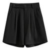 Dimanaf 2025 Plus Size Shorts Summer Women Solid Loose High Waist Casual Short Pants Basic New