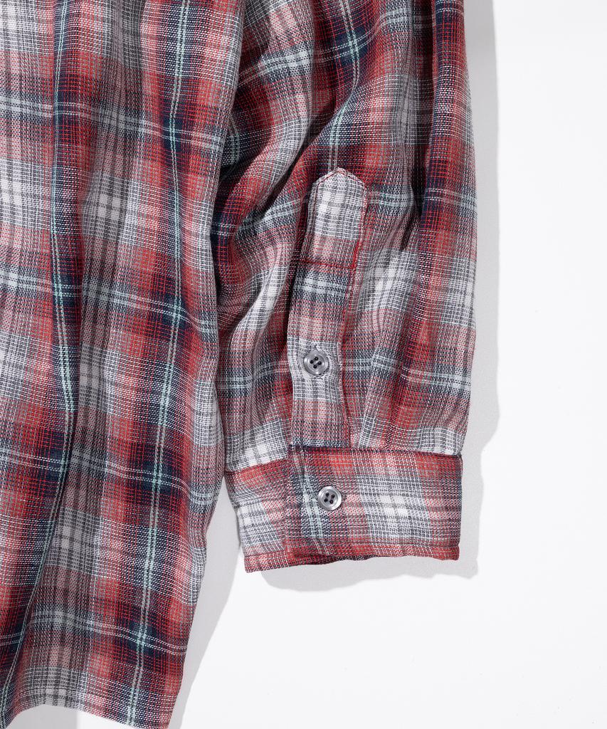 MASSNOUN Multi-Mix Check Shirt Msist002-Rd