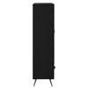 Highboard in Black Oak Look 69.5 x 31 x 115 cm