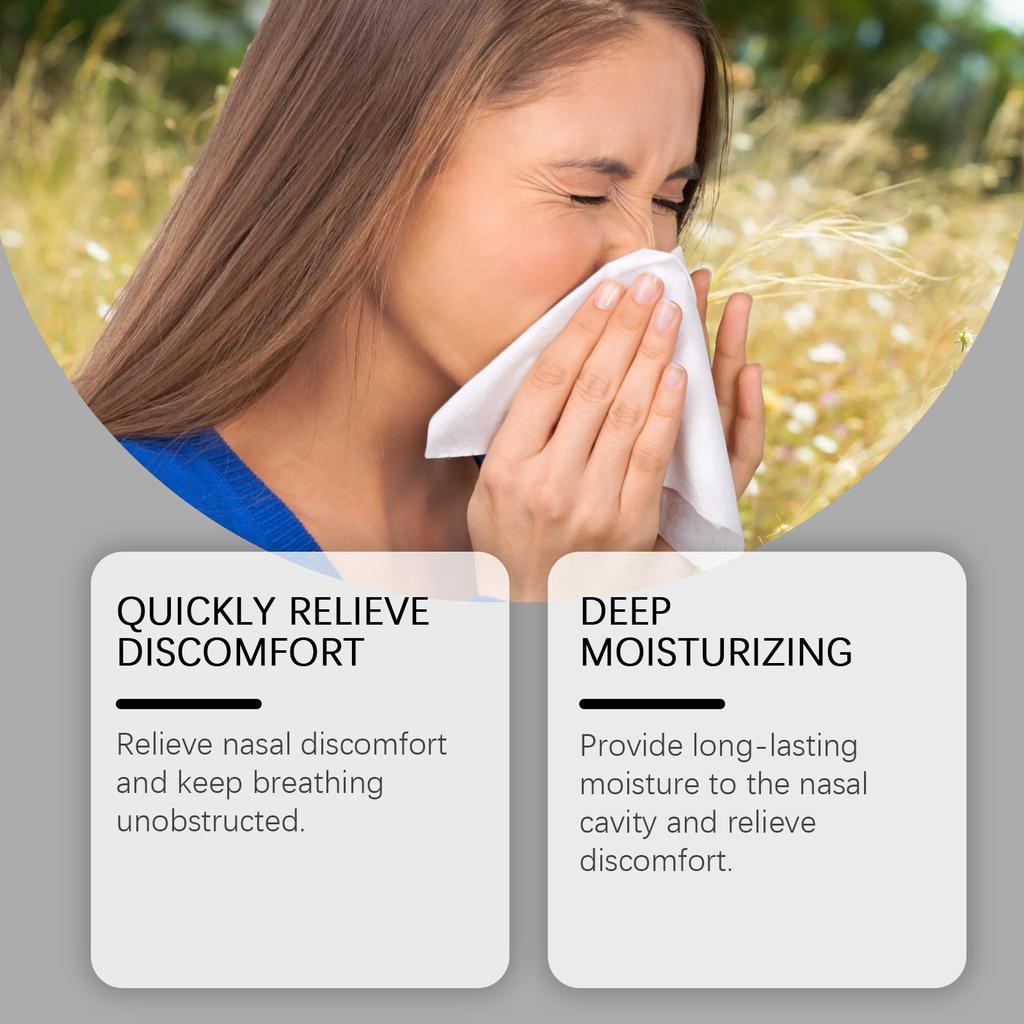 Назальный спрей для облегчения и лечения астмы, заложенности носа, простуды, одышки, средство для облегчения симптомов, глубоко увлажняет и сохраняет носовую полость влажной.30 мл