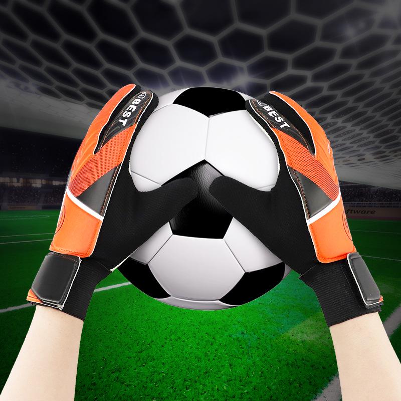 Brand Recruitment: Children's Latex Goalkeeper Gloves with Anti-Collision Hand Protection