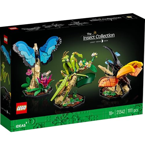 Игрушка LEGO Коллекция Насекомых, Идеи, Подарок на День Рождения, Строительные Блоки, День Матери, День Отца, Мужчины, Женщины, Животные, Существа, Стильный Декор Интерьера,