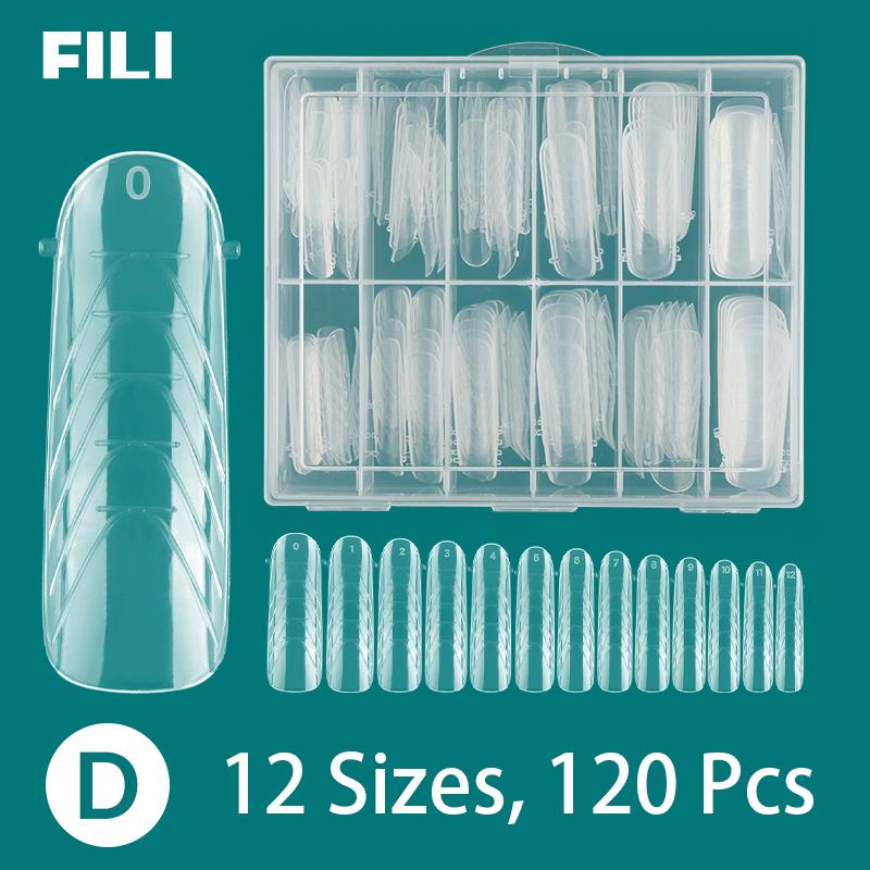 Многоразовый маникюрный инструмент, полное покрытие, стилет, гроб, миндалевидные ногти, УФ-гель, пластиковая форма для быстрого наращивания ногтей, двойные формы