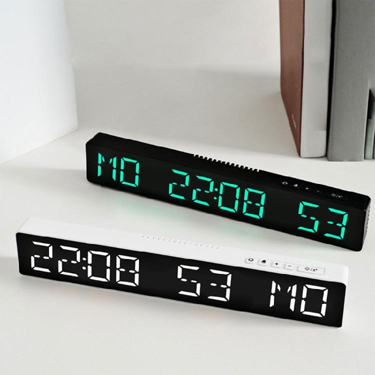 Светодиодный дисплей, совместимый с Bluetooth, Автоматическая коррекция времени, 4 уровня регулировки яркости, Таймер обратного отсчета дней