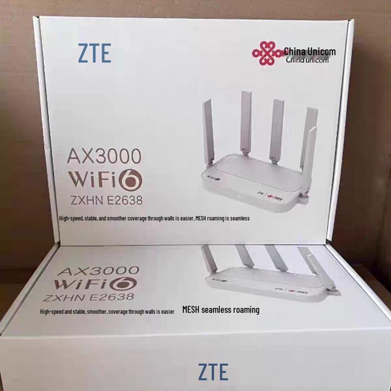 Двухдиапазонный Mesh Gigabit-маршрутизатор ZTE E2638 AX3000M, порт E2628, совместим с E2637.