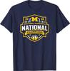 Футболка с иконкой баскетбола Michigan Wolverines Чемпионы страны 2026
