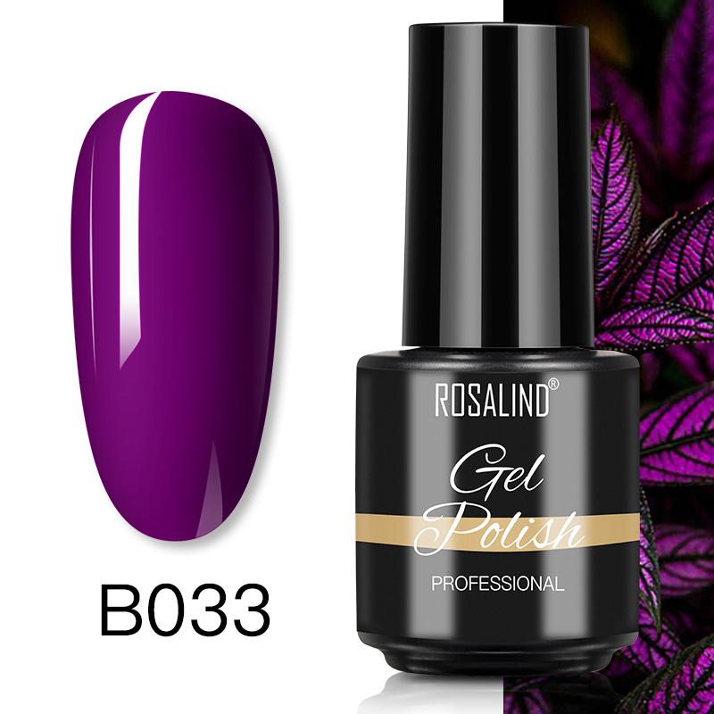 Гель-лак для ногтей ROSALIND, замачиваемый УФ-светодиодный гель-лак, полуперманентный гель-лак для ногтей для дизайна ногтей