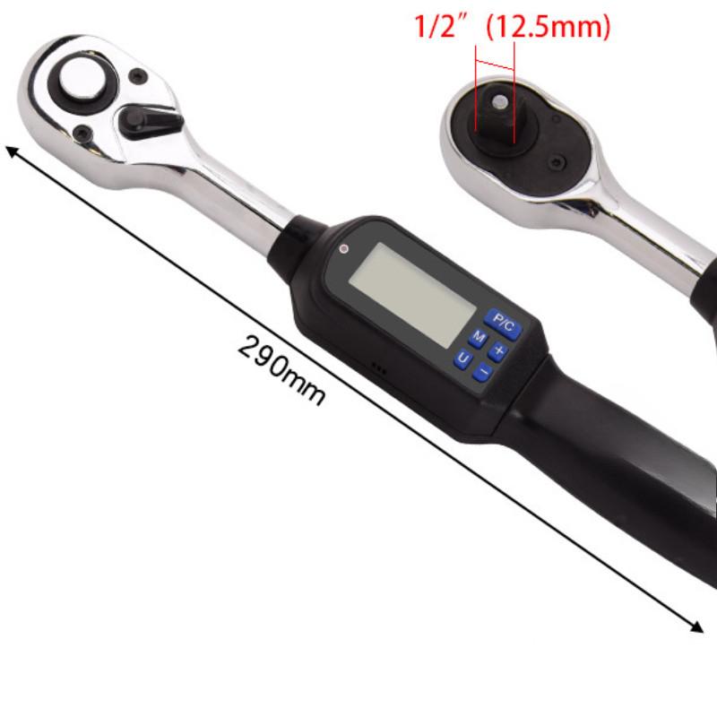 Car And Bicycle Repair Spanner Mini Digital Display Torque Wrench High Precision 100Nm Torque Measuring Tool