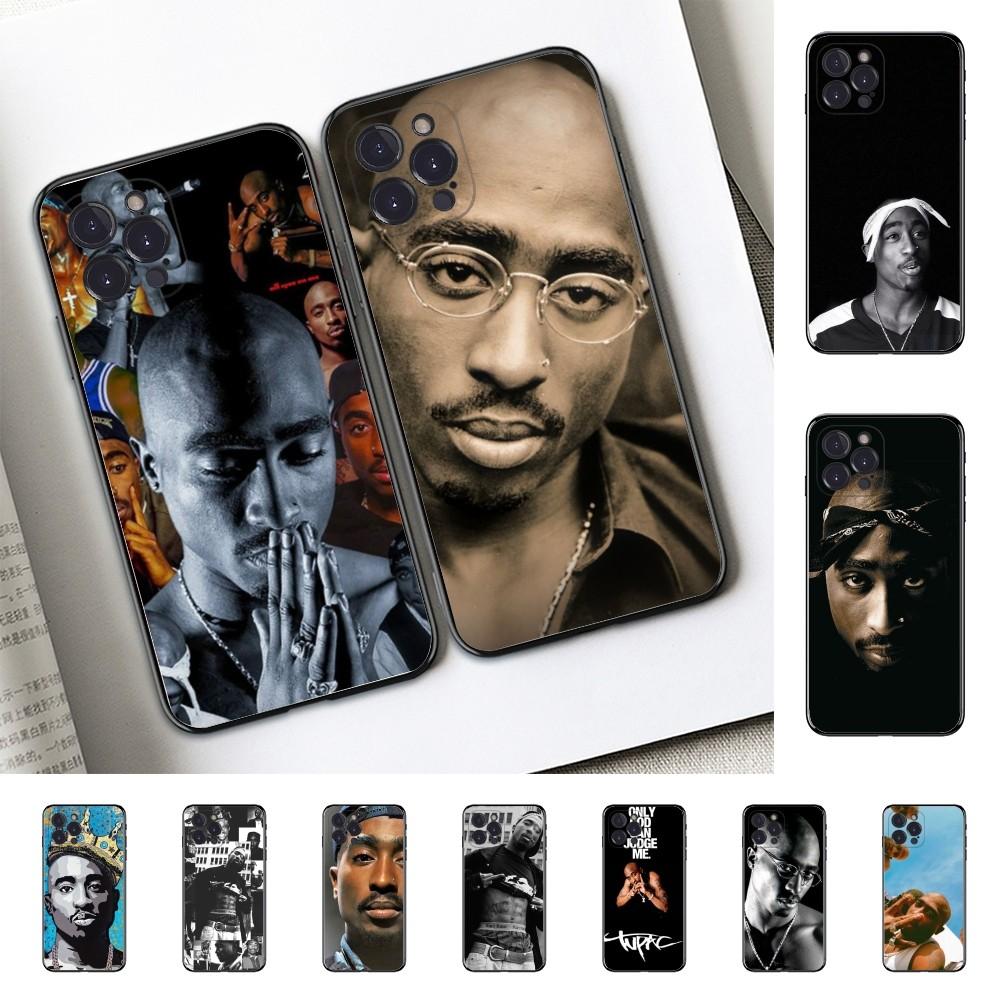 Чехол для телефона с изображением певца 2pac для iPhone 15 14 11 12 13 Mini Pro XS Max Чехол 6 7 8 Plus X XR SE 2020 Funda Shell