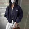 2025 Trendy Women's Casual Baseball Jacket - High-End, Age-Reducing, Stylish Short Coat for Spring/Autumn