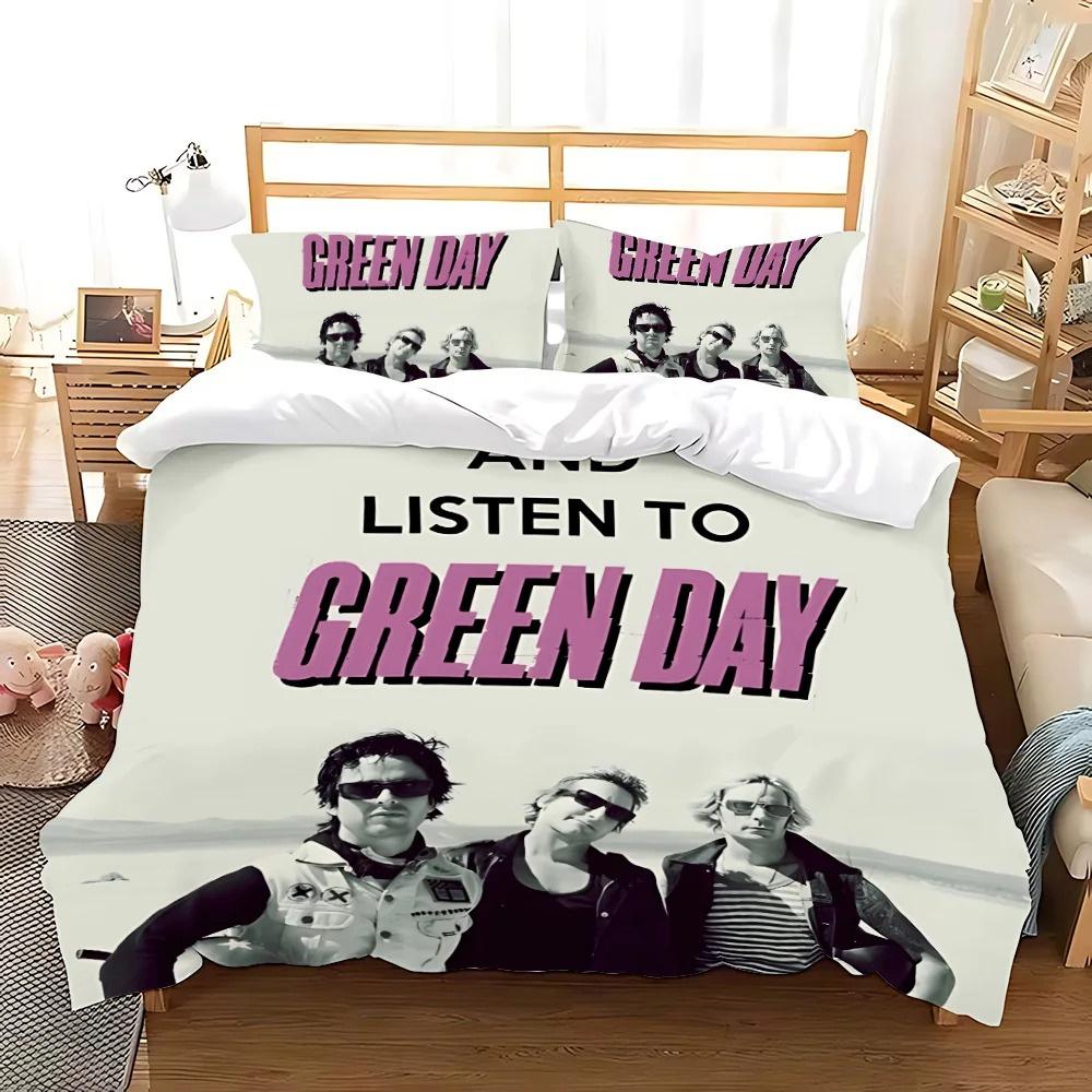 Green Day Коллекция постельного белья American Idiot Односпальная Двуспальная Полноразмерная Queen King Размер Коллекции Постельного Белья Для Взрослых Детской Спальни Пододеяльники Коллекции С Постельным Бельем