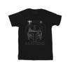 Star Wars Girls The Mandalorian Rings Helmet Cotton T-Shirt