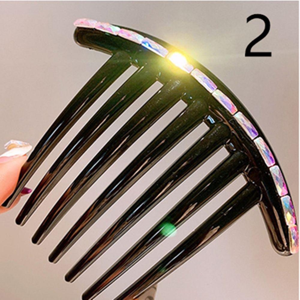 Elegent Headwear Teeth Hair Clip Pearl Hair Combs Sequins Hair Bun Maker Hairpins Headpieces