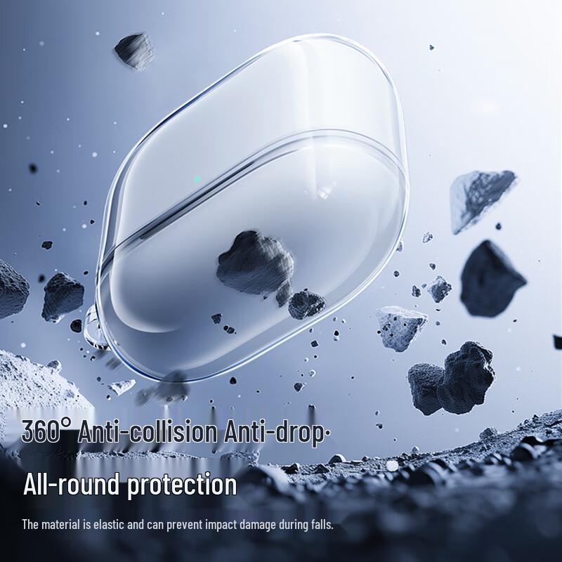 Прозрачный защитный чехол TURAS для AirPods Pro 2