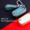 Чехол для автомобильного ключа с золотыми краями, чехол-брелок для Renault Kadjar Captur Megane 3, символ, Logan 2 Sandero 2, Dacia Duster, аксессуары для ключей