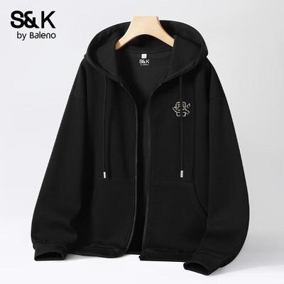 Мужской кардиган с капюшоном Baleno серии S&K, вязаный свитшот