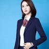 2Pcs Blazer Suit Female Temperament Professional Wear Jacket Ladies Formal Hotel Work Clothes Spring and Autumn OL Interview Suit
