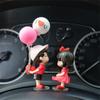 Girls Gifts Anime Couples Dashboard Figurine Car Decoration Car Ornament Cartoon Couples Model