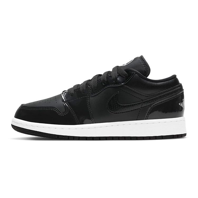 Air Jordan 1 Low SE GS All Star Weekend Kids Sneakers Black White DD2191-001