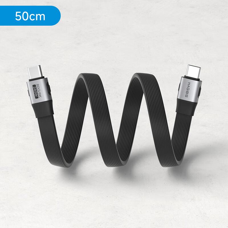 Hagibis Полностью функциональный USB4 Type-C на Type-C Кабель для передачи данных