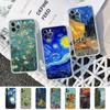 Чехол для телефона 'Звездная ночь' Ван Гога для iPhone 14 11 12 13 Mini Pro XS Max Чехол 6 7 8 Plus X XR SE 2020 Funda Shell
