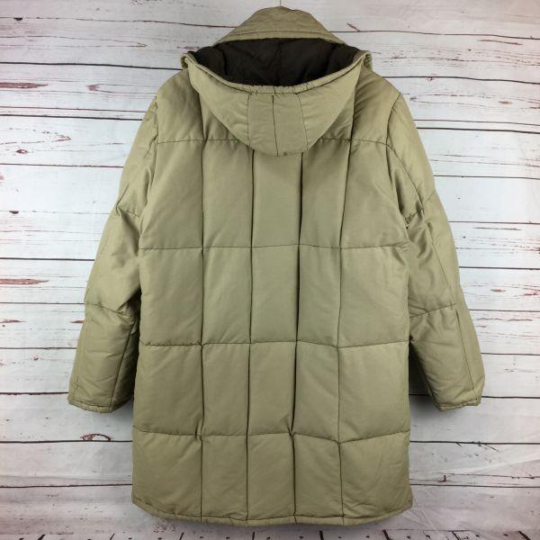 Винтажное канадское пальто-дафлкот 80-90-х годов The Canadian Duffle, верхняя одежда, толстая куртка на пуху, M-L, бежевый(ИСПОЛЬЗОВАЛ)