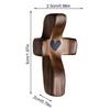 Mini Olive Wood Pocket Crossed Pocket Stress Relief Spiritual Companion My Heart Encouragement Gift Wooden Crossed Across