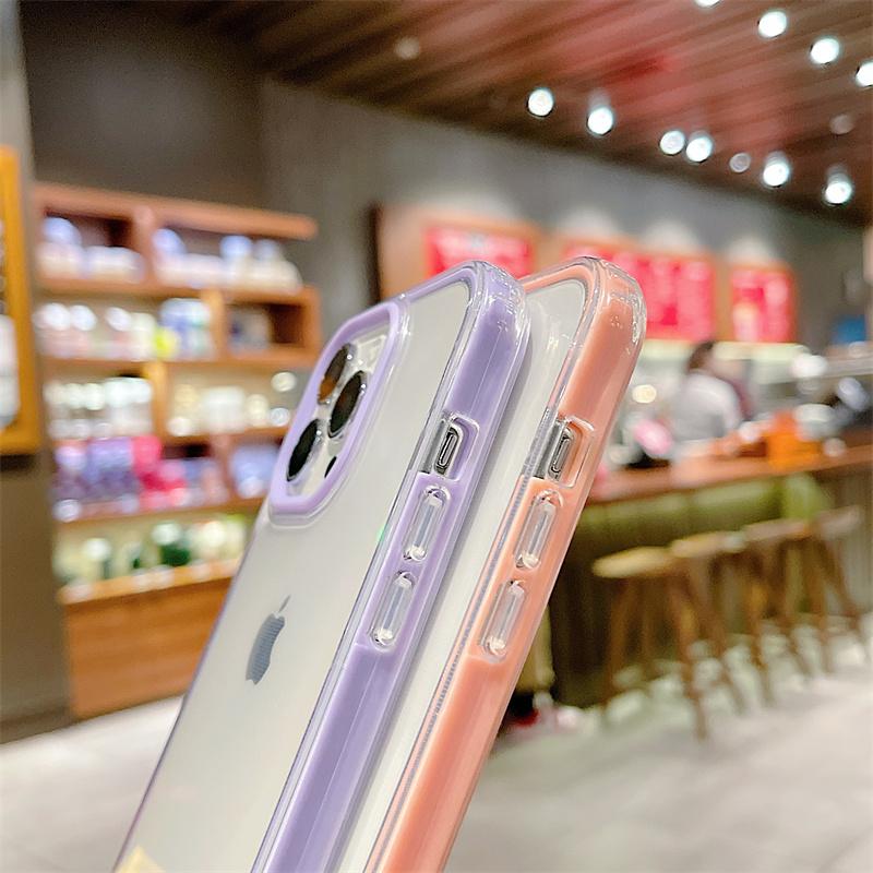 Гибридный прозрачный акриловый противоударный чехол 3 в 1 для iPhone 13 12 11 Pro Max X XR XS 8 7 Plus, ожерелье через плечо, ремешок, чехол для телефона, чехол