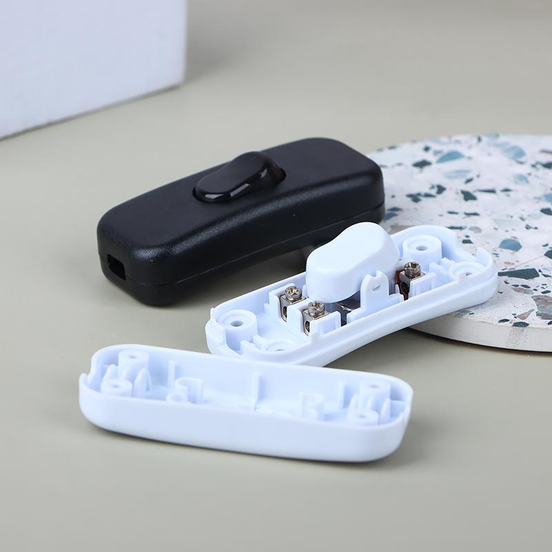1Pc Light Switch Ac 250V On/Off Table Desk Lamp Cord Toggle Rocker Switches Control For Led Lights Wiring Electric Switch