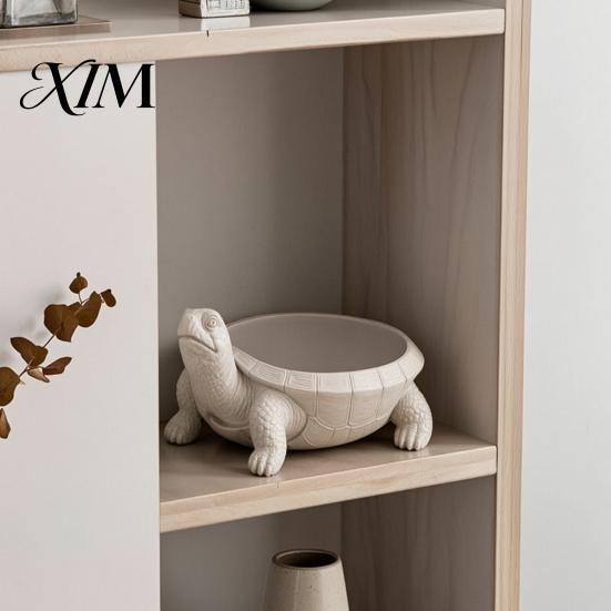 Turtle Storage Tray 3D Printed Tray, Decorative Jewelry for Necklaces Durable PLA Resin Rings, Creative Desktop Organizer Living Room Bedroom