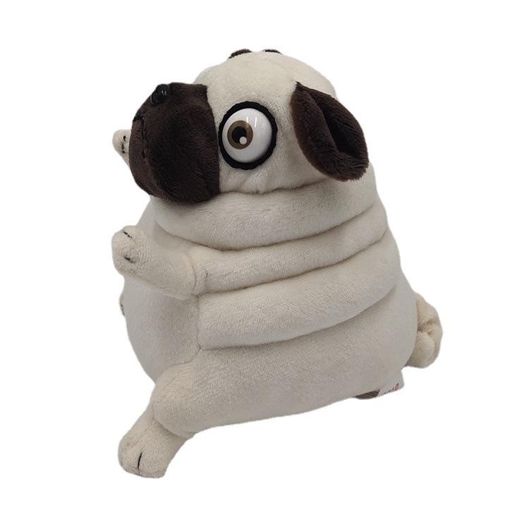 Kawaii Plush Toys 15cm Dog the Elf Fat Pug Sitting Pug Dogs Toy Stuffed Dolls for Kids Children Birthday Gift Dolls