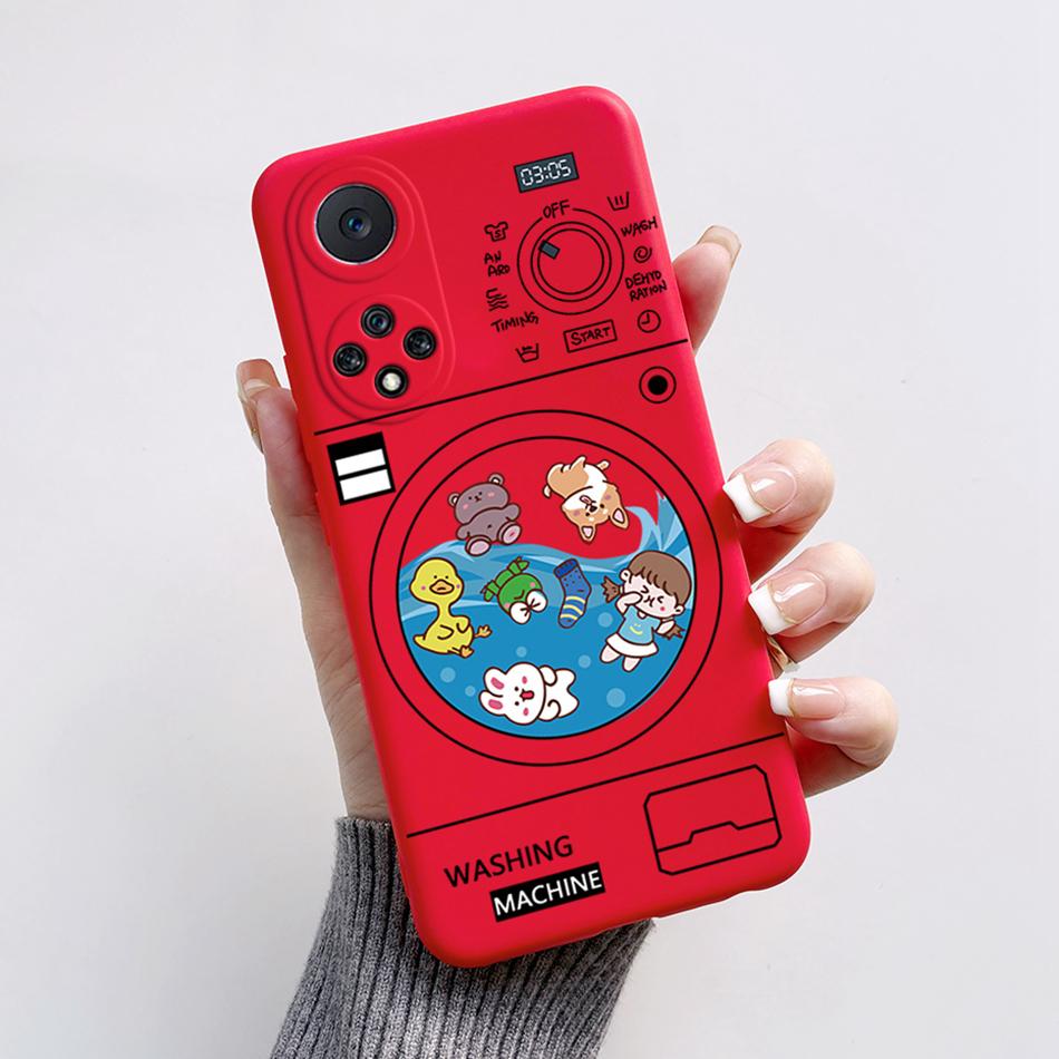 Funda For Honor 50 Capa Huawei Nova 9 Phone Case Soft Silicone Cute Cat Bear Cartoons Back Cover For Nova9 Honor50 Coque Bumper