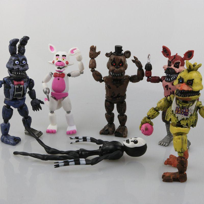 Захватывающая коллекция из 6 фигурок Fnaf Five Nights At Freddy's 19 см для энтузиастов