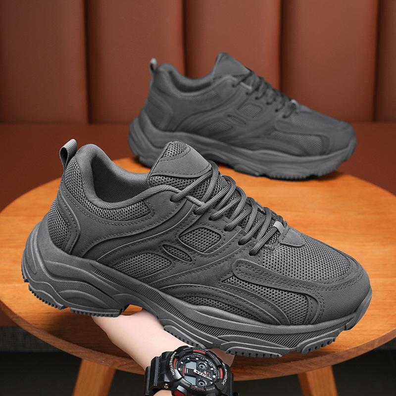 New High Quality Men's Shoes Versatile Trendy Street Photography Casual Shoes Thick Soled Anti Slip Wear Resistant Sports Shoes