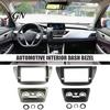 Double Din Fascia 9 Inch Car Radio Dash Kit for Lancer IX 2006, Navigation ABS Plastic Faceplate Installation Panel, Center Console Replacement Frame