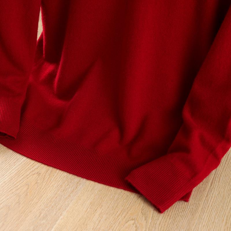 Мужской кашемировый свитер Qinghe кашемир 30% кашемир 70% шерсть мужской осенне-зимний кашемир мягкий и теплый