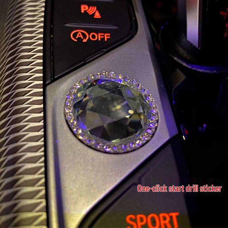 Наклейка на логотип автомобиля со стразами и бриллиантами для BMW 1/3/5 Серии, X1/X2/X3/X5