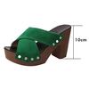Женские водонепроницаемые сандалии на платформе, размер летних римских тапочек