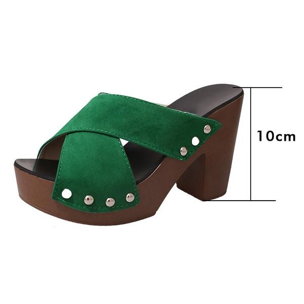 Женские водонепроницаемые сандалии на платформе, размер летних римских тапочек