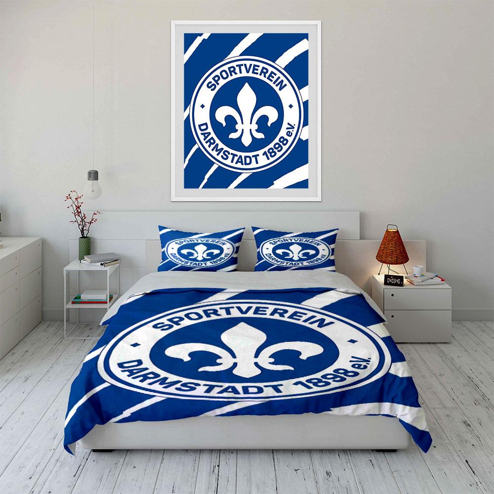 "Sportverein Darmstadt Bedding" Bedding Duvet Cover Set Duvet Cover Pillowcases (1 * Duvet Cover 2 * Pillowcases, without duvet insert)