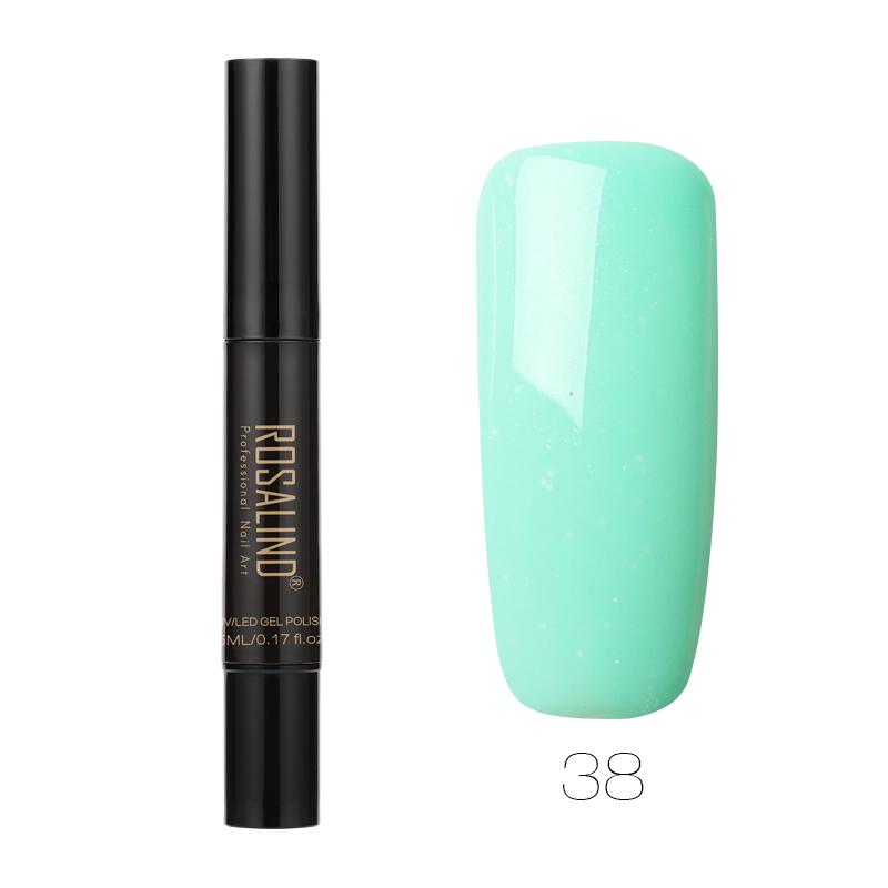 ROSALIND Гель-лак для ногтей 5 мл 01-58 Soak Off Top White Brush Pen Nails Art Полуперманентный УФ-гель