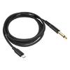 Кабель для записи музыки USB Type C на 6,35 мм (1/4 дюйма) Гитарный кабель Шнур для микрофонов для пианино и гитар