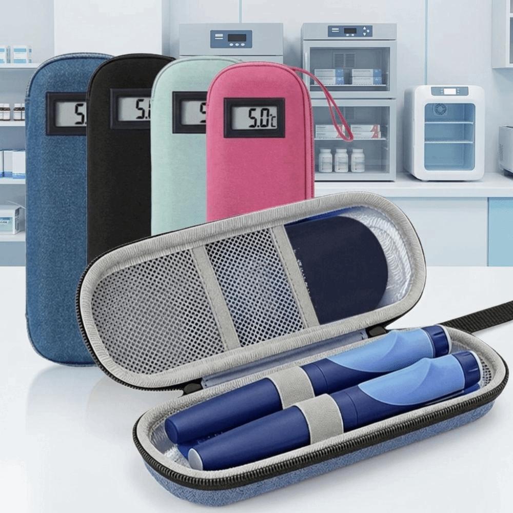 Oxford Cloth Insulin Cooling Bag Waterproof Insulin Vial Storage Case Insulin Cooler Bag  Travel