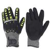 1 Pair Safety Work Gloves Impact Resistant Anti Slip Touch Screen Gloves for Gardening Mechanical Co