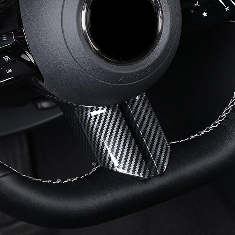 Автомобильный руль с плоским колесом, нижняя U-образная накладка из АБС-пластика для Mercedes Benz CES Class W206 W213 W223