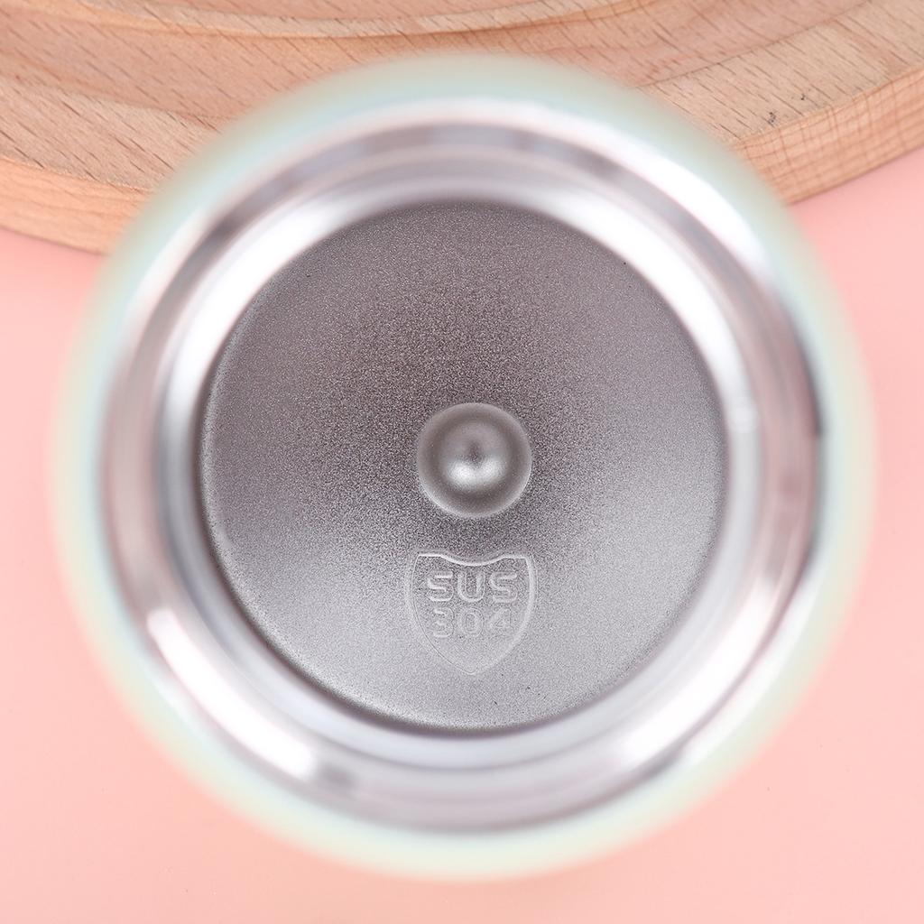 Простая и стильная мини-кружка-термос из нержавеющей стали для мужчин и женщин, портативная кружка-горошек с высоким внешним видом