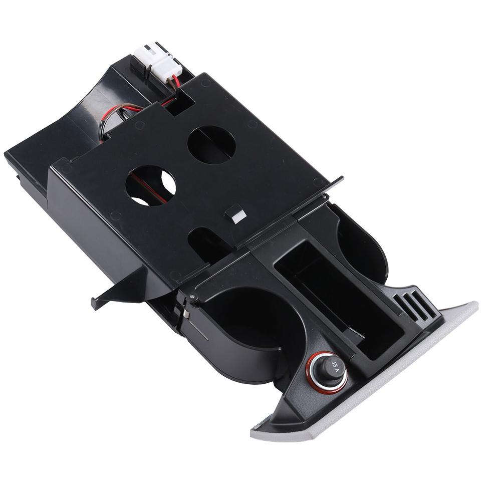 Right Drive Ashtray Cup Holder Stand For VW T5 Transporter Ashtray Cup Coin Holder Dual Drink Grey 7H285860130T 7H2858601 30T