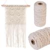 100m Handmade Gift Packing Home Decor Sewing Cords 100% Natural Beige Cotton Twine String DIY Rope